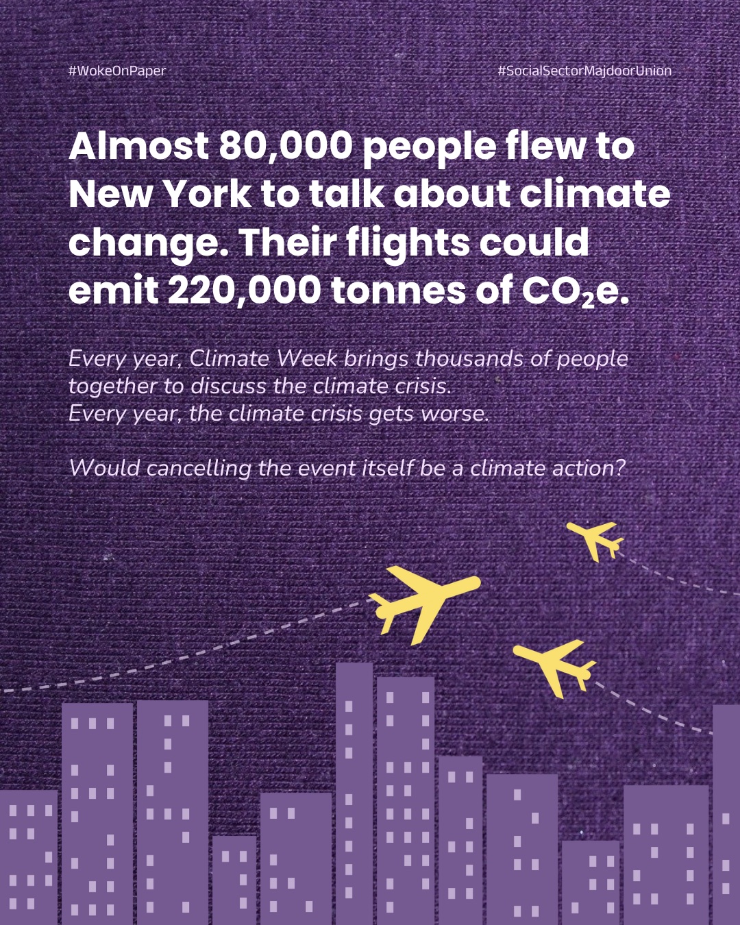 Almost 80,000 People Flew to New York to Talk About Climate Change